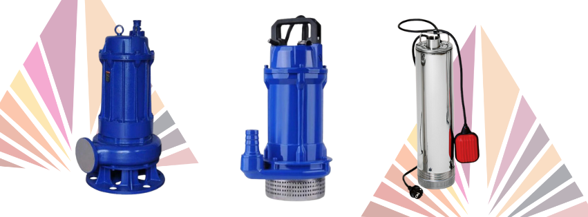 Durable submersible pump designed for underwater operation in drainage, sewage, and water well applications.